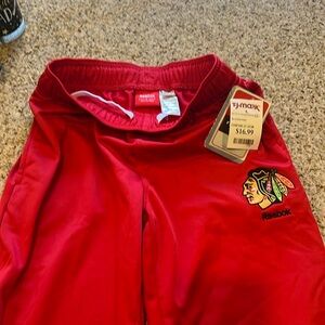 For sale are size 10 boys Reebok Blackhawk pants new tags